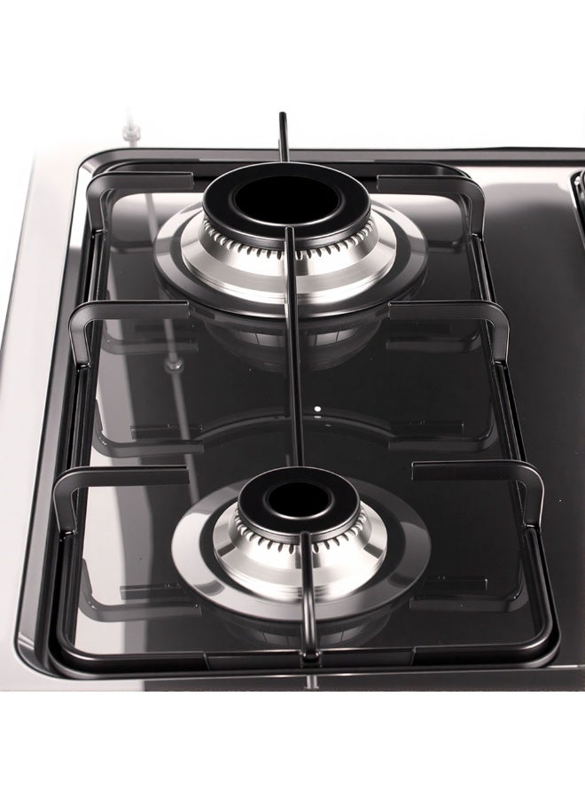 لوحة موقد غاز بأربعة شعلات | موقد غاز منزلي موفر للطاقة يعمل بالغاز المسال، مزود بنظام حماية من انطفاء اللهب وسطح زجاجي مقوى - Image 5